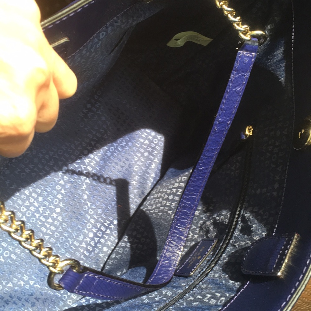 Kate spade blue ostrich skin - Picture 4 of 4
